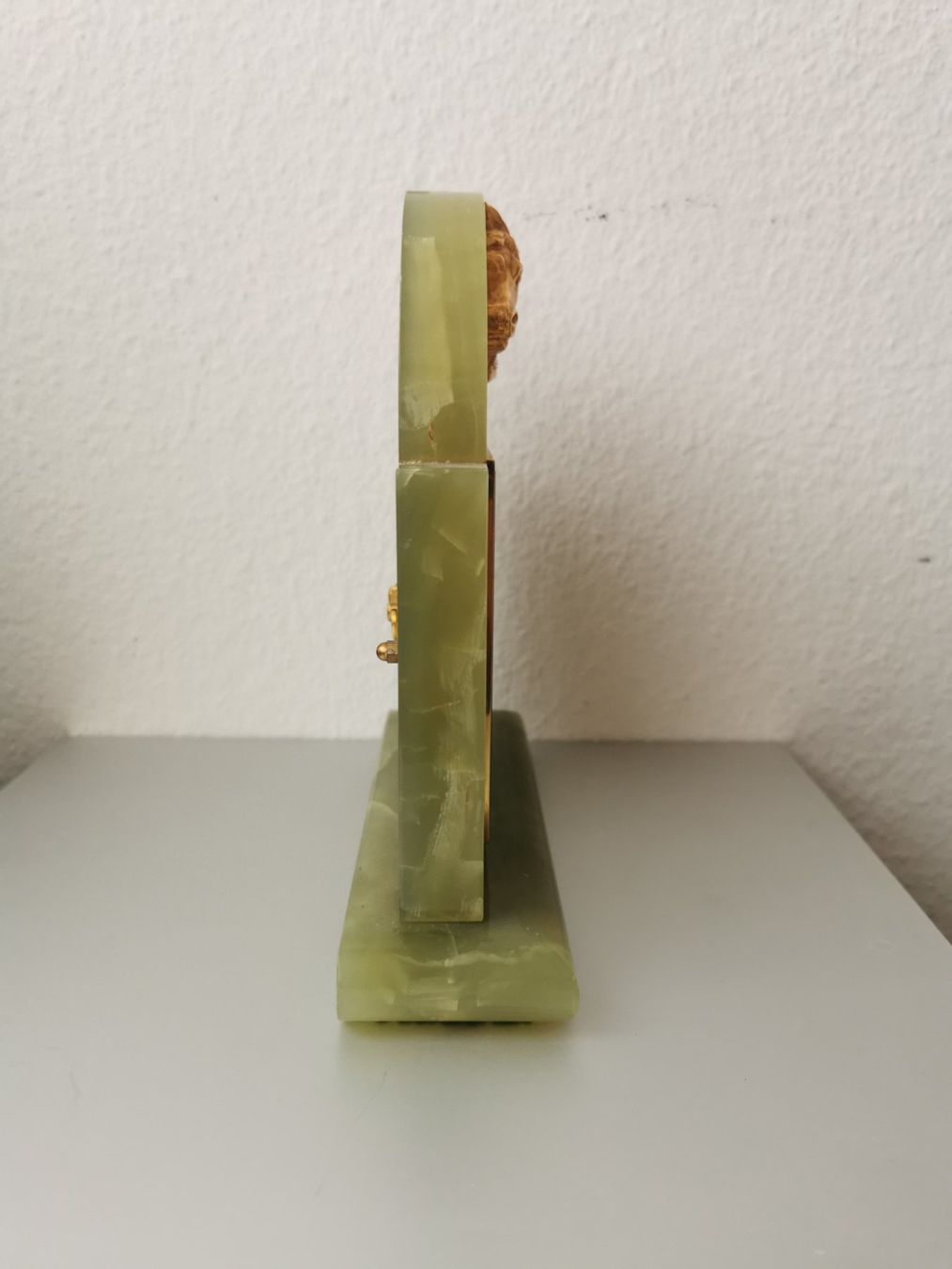 Orologi da terra & Orologi da parete: Antike Tischuhr JADE STEIN DUNHILL ORIGINAL – Usato da Basel venduto da adler024 3