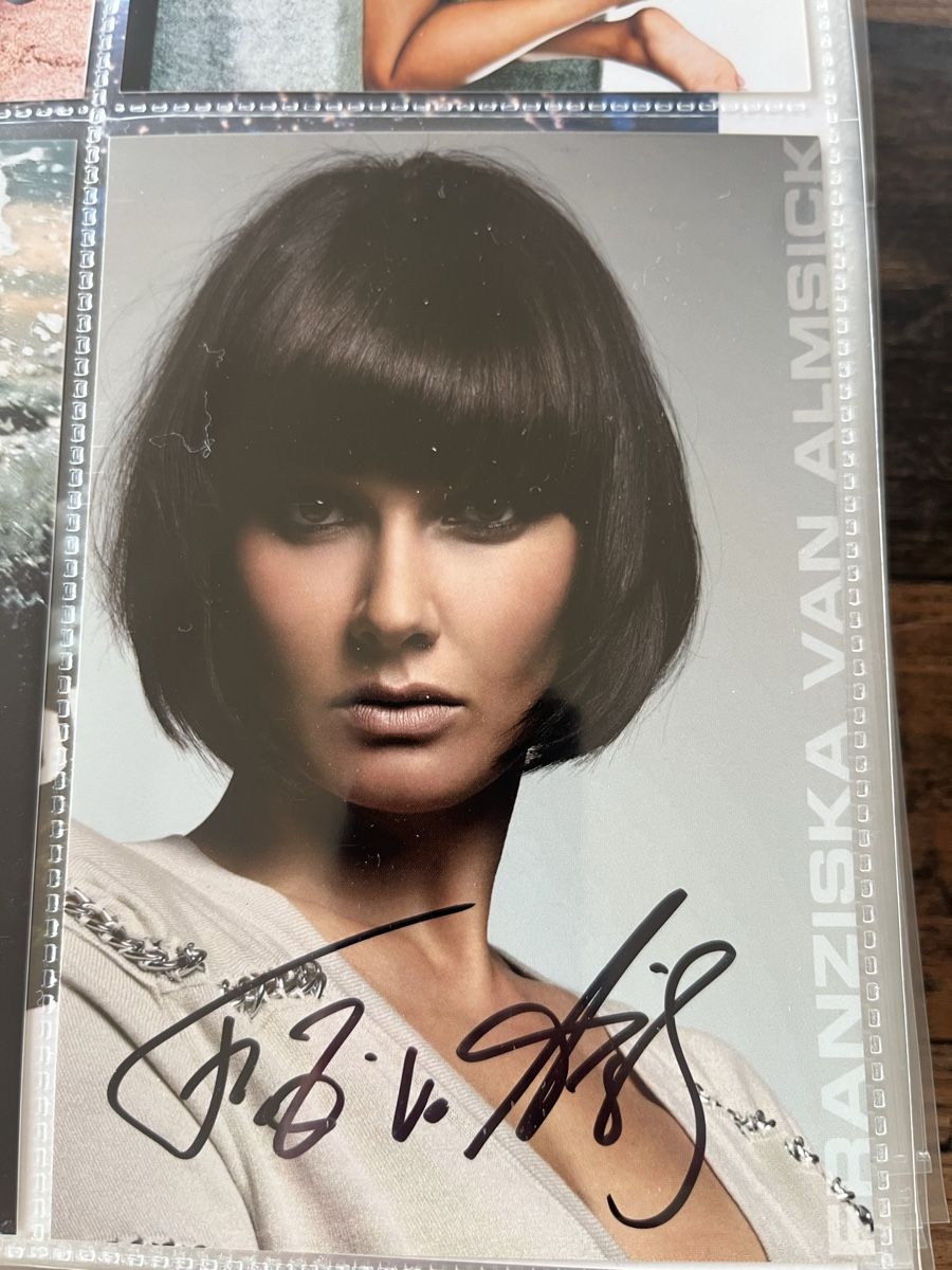 Autografi: Original Franziska van Almsick Autogramm – Usato da Widnau venduto da Spetz