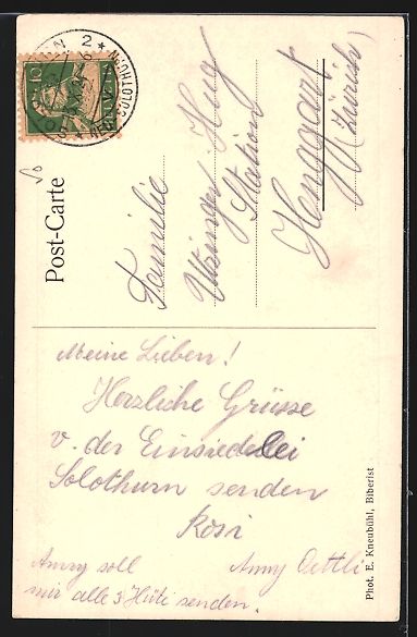 Cartoline postali: AK Solothurn, Einsiedelei Solothurn – Usato da Berlin venduto da bartko-reher 1