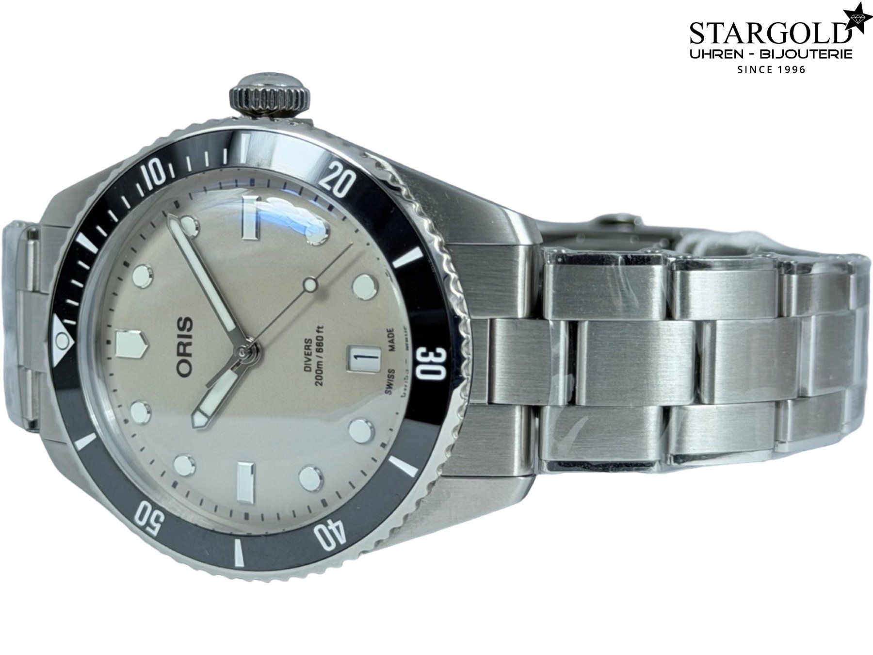 Oris Uhren: Oris Divers Date 39 - 01 733 7795 4051 – Gebraucht aus Zürich von Stargold-Uhren 2