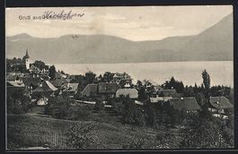 Hilterfingen, Ortsansicht mit Seeblick