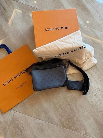 Louis Vuitton Trio Messenger Monogram Eclipse - Full Set 