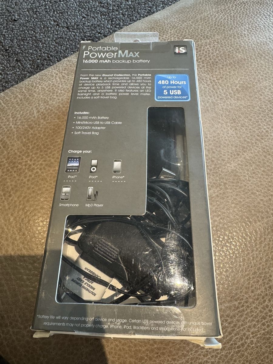 Caricatori & Batterie: Portable powermax backup battery – Usato da Münchenstein venduto da ArleneLM 6