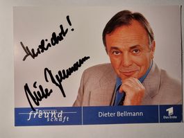 Dieter Bellmann Originalautogramm
