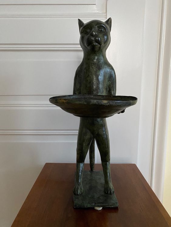 Bronze Skulptur CAT BUTLER Kaufen auf Ricardo