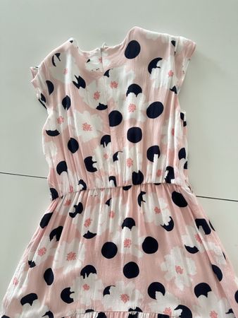 Sommerliches Liu Jo Kleid, Gr.116, Blumen/Punkte Print