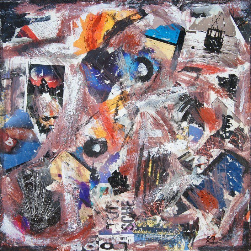 Dipinti: Collage: Look – Nuovo (secondo la descrizione) da Fribourg venduto da erw_68dx