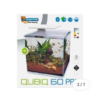 Aquarium SuperFish Qubiq 60l Pro weiss Neu