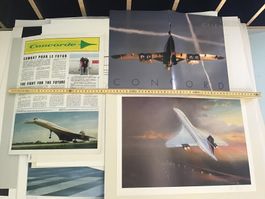 Concorde Poster und Zeitungssammler-Set