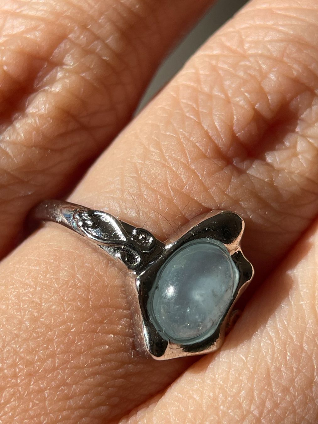 Bagues: 100 % echte rAquamarin-Ring – Edelsteinring – Neuf avec emballage d'origine à Schiers par sisikristall 4