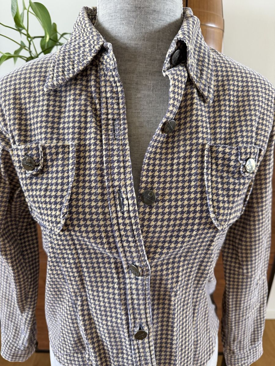 Camicette: Vintage Houndstooth shirt, size Small – Usato da Zürich venduto da jk_zh 1