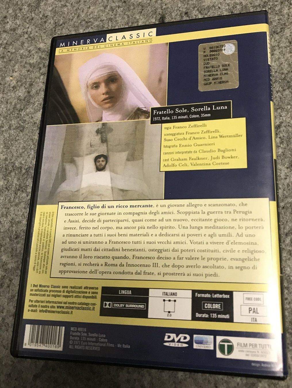 Tutti i DVDs: DVD- Fratello Sole, Sorella Luna – Usato da Guntershausen venduto da Gloominati 1