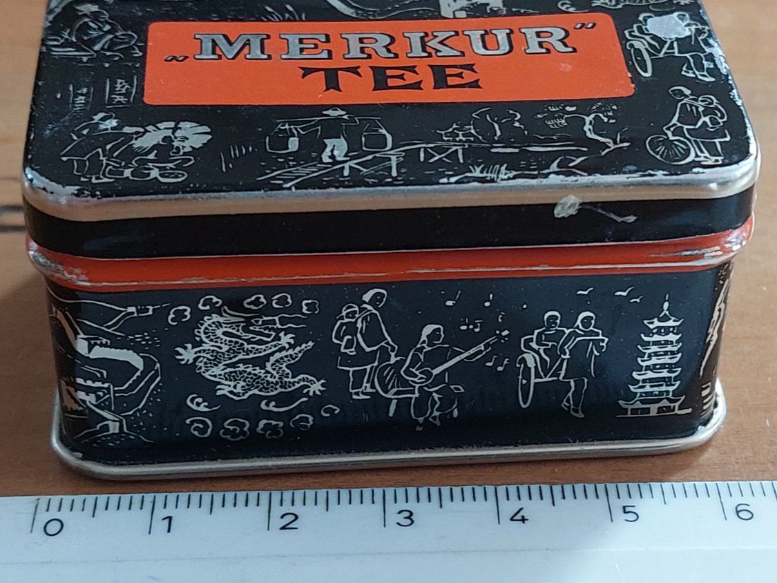 Toutes les décorations: Blechdose Merkurtee – D'occasion à Oberdiessbach par wasserfreak 1