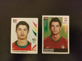 Cristiano Ronaldo Stickers Panini coupe du monde 2006 & 2008