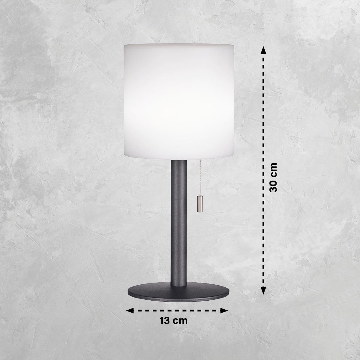 Lampade: LED Aussen Tischleuchte, 30 cm Höhe – Nuovo (secondo la descrizione) da Kreuzlingen venduto da Smart-Light 2