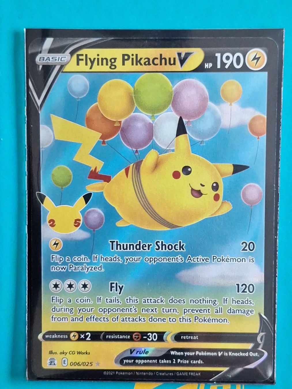 Pokémon Sammelbilder & Trading cards: Flying Pikachu V – Gebraucht aus Altstätten SG von GGsGameshop