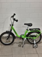 Kinderfahrrad PUKY 16 Zoll grün guter Zustand mit Stützräder