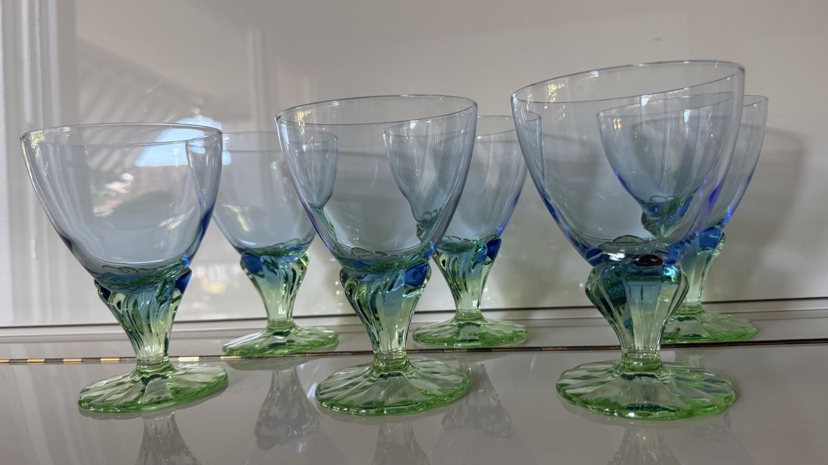 Gläser: Art Deco, Bahia Eisbecher, 7er Set – Gebraucht aus Niederglatt ZH von neunzehn82 2