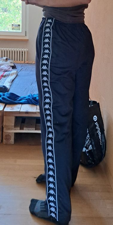 Kappa Dalci Herren Trainingshose - Schmale Passform, Elastischer Bund Mit Kordelzug, 100% Polyester
