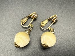 Vintage Goldfarbene Ohrringe