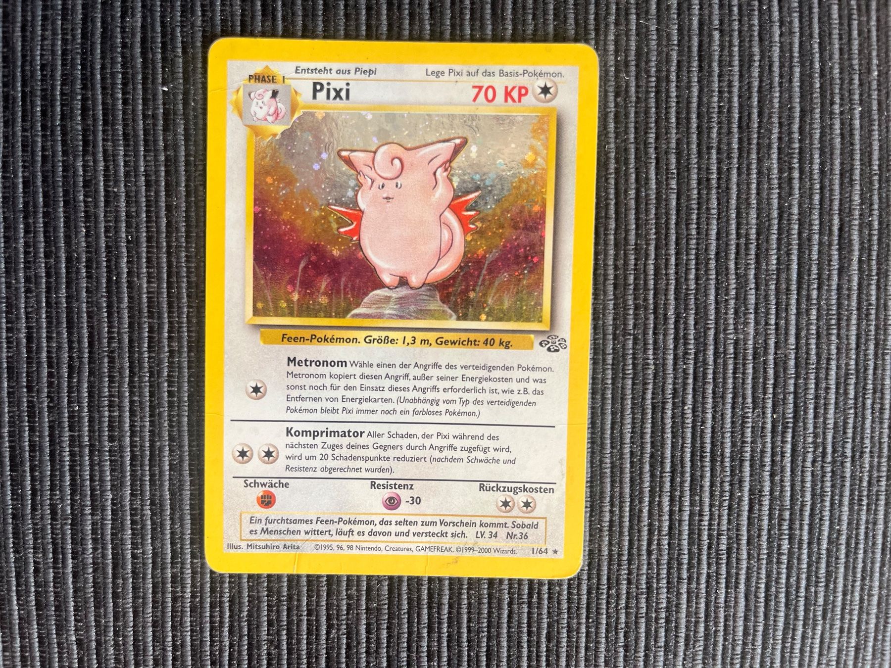Pokémon Carte collezionabili: Pokemon Pixi holo Dschungel Jungle – Usato da Wabern venduto da Collectfun