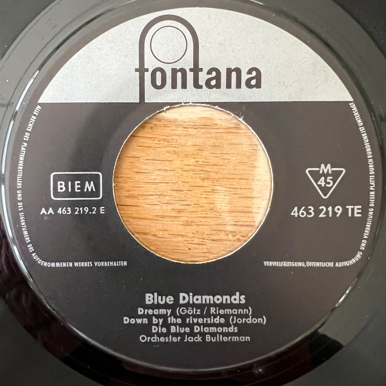 Schallplatten: Blue Diamonds - Same / 1. D-Press. 1961 - 4-Track EP – Gebraucht aus Gais von soundcave57 3