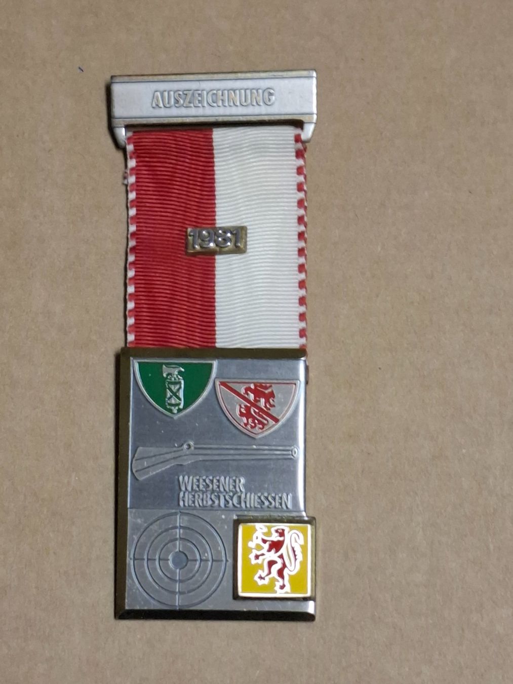 Medaillen: Weesen Herbst Schiessen 1981 (B643) – Gebraucht aus Schwanden GL von Suvorov 2