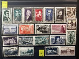1952 année complète neufs **
