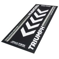 Motorradteppich Bike Tek Serie-4 Triumph Logo 190x80 cm