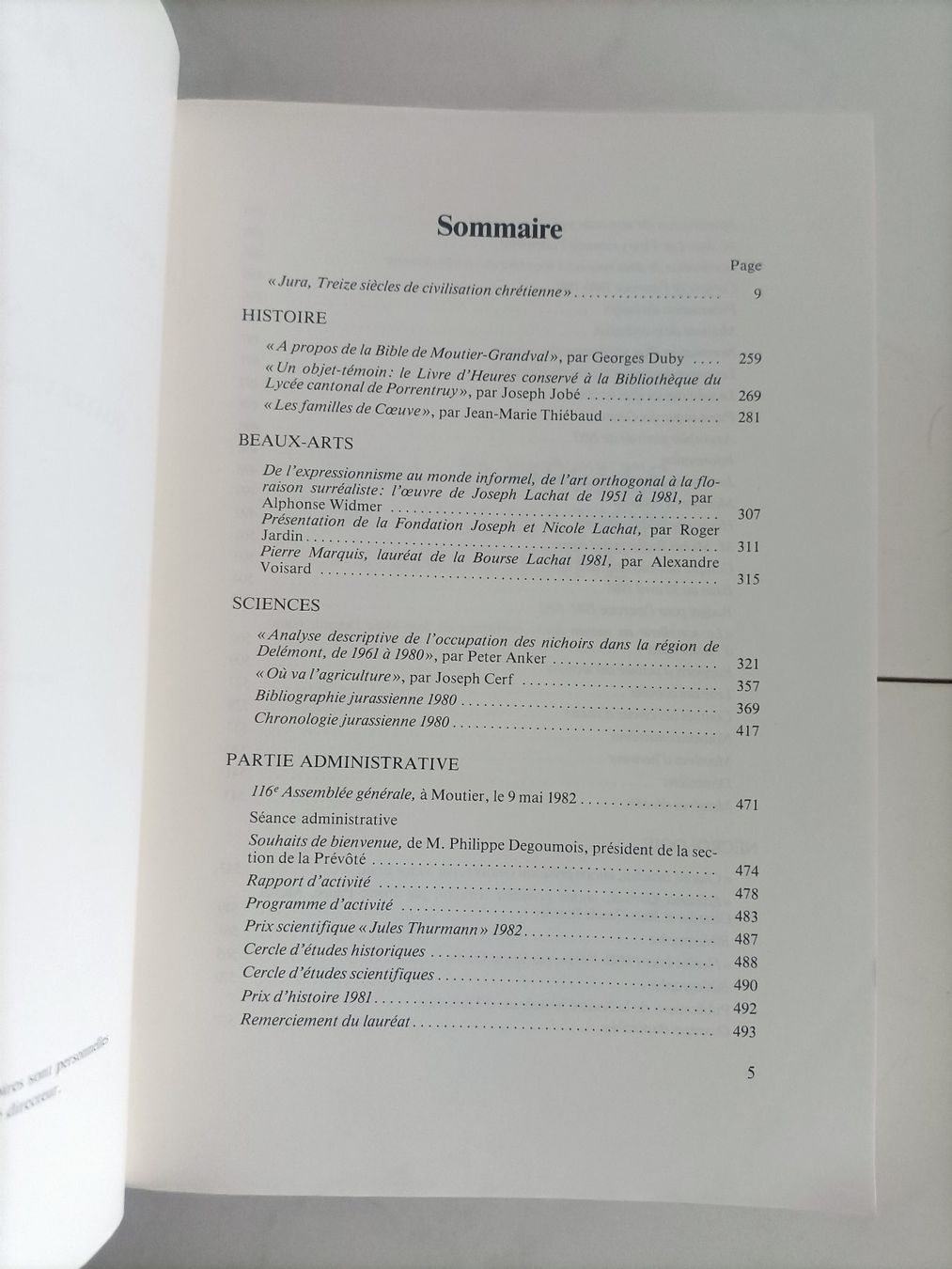 Libri: Société jurassienne d'émulation - Actes 1981 - 84e volume – Usato da crans montana venduto da AB3963 1