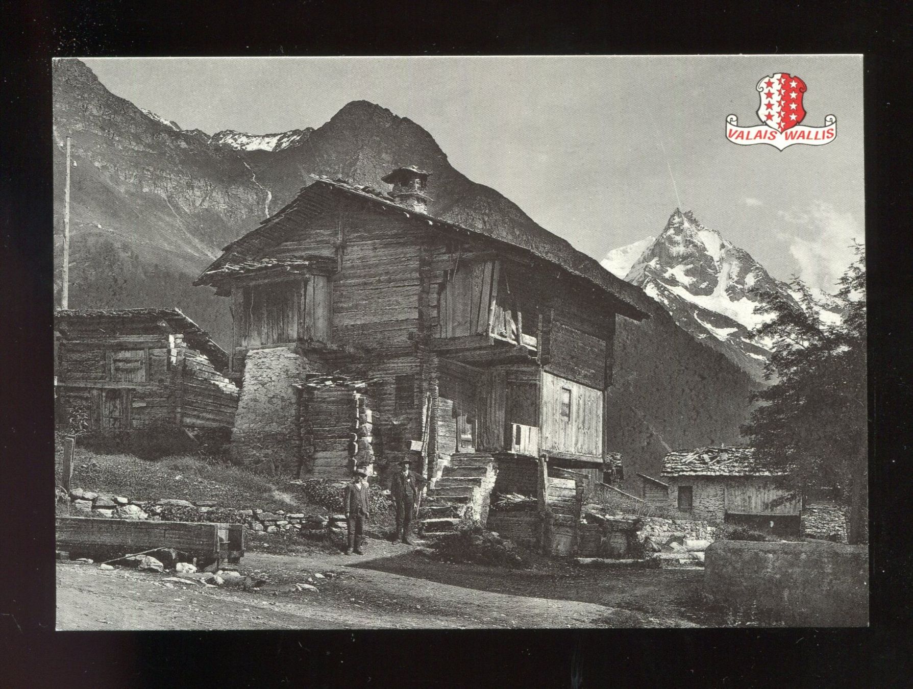 Cartoline postali: Walliser Wohnhaus, 1914 – Usato da Aarau venduto da Elmaar41