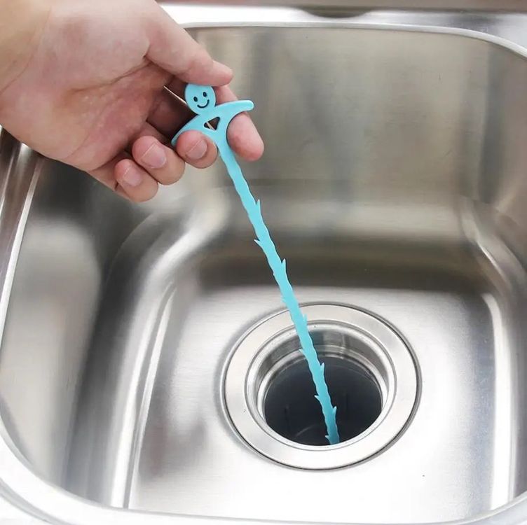 4-teiliges Set Abflussreiniger – Mit Bürsten & Haken Für Küche, Bad, Dusche Und Rohre