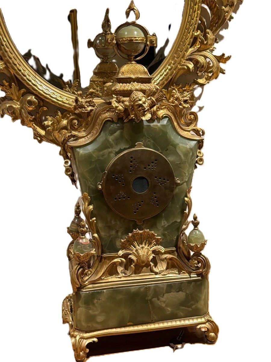 Camini: Prunk Pendule mit Kerzenleuchtern um 1880 – Usato da Burgdorf venduto da Tanthony 7