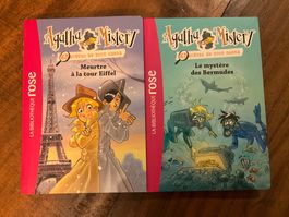 Lot de 2 livres Agatha Mistery, occasion, bon état