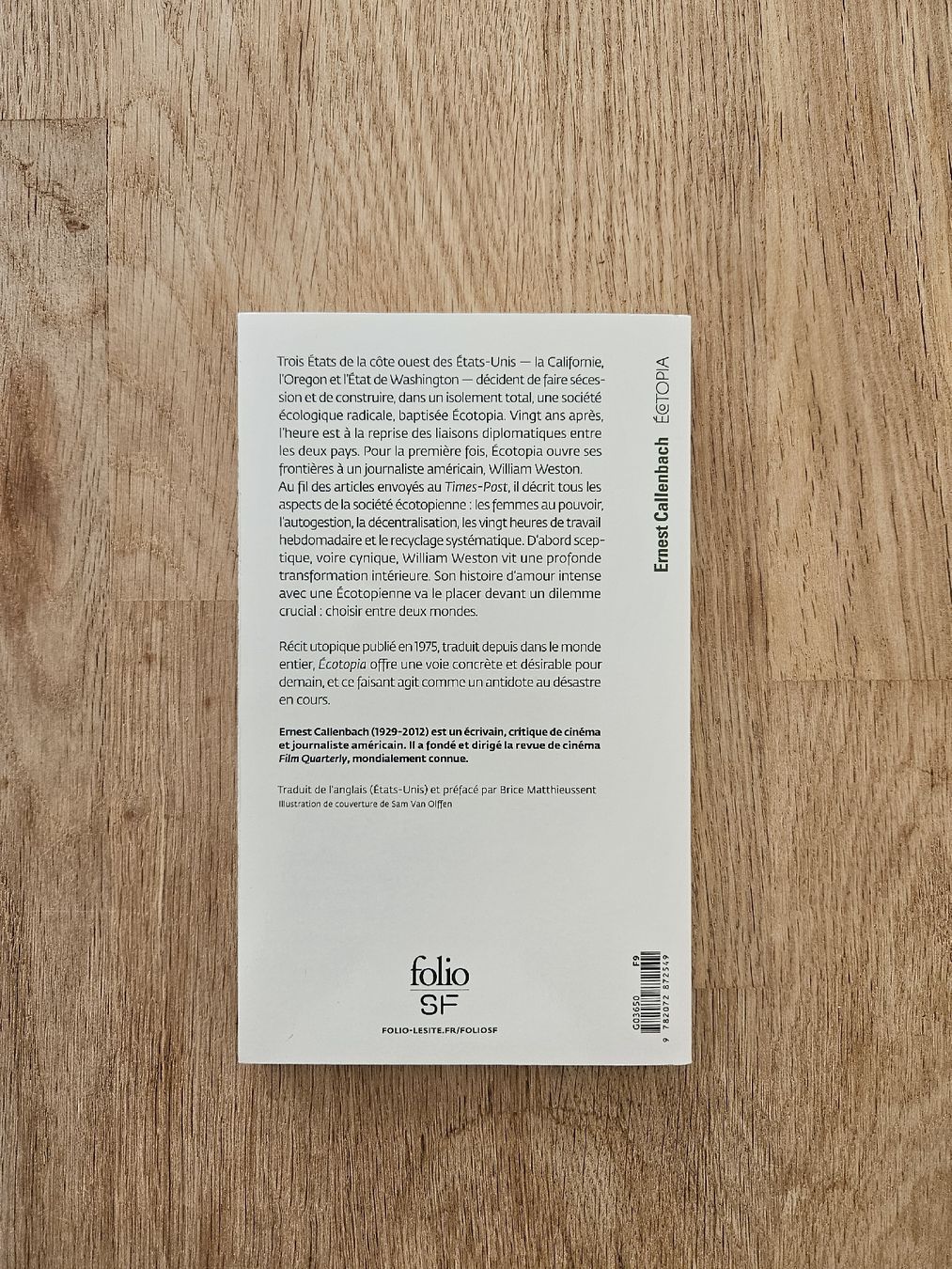 Livres: Ecotopia - Ernest Callenbach – Neuf (Voir description) à Bulle par janeyreadsonthetrain 1