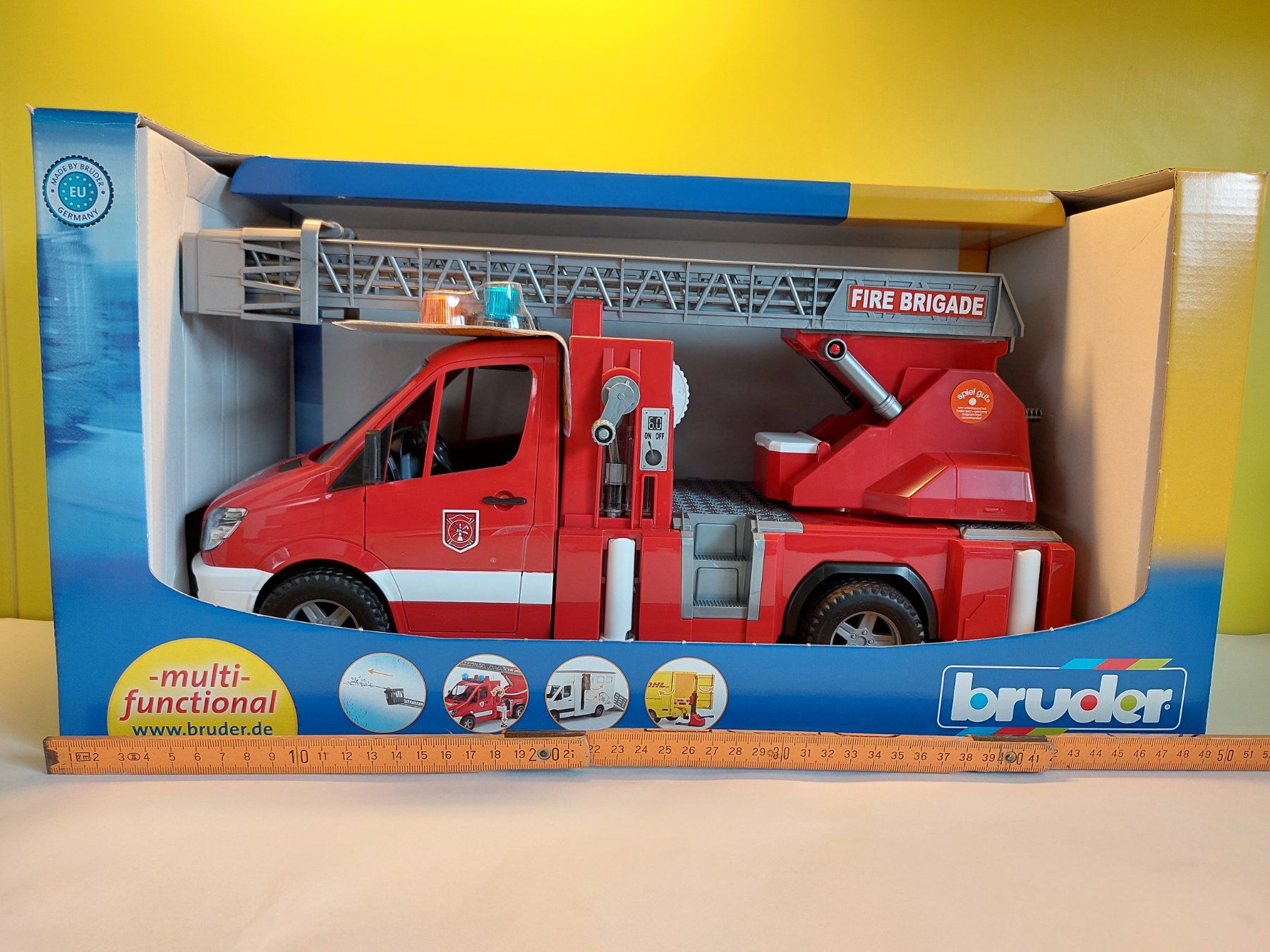Bruder Giocattoli: BRUDER Feuerwehr NEU – Nuovo e nell'imballaggio originale da St.Gallen venduto da TinasBauundSpiel 1
