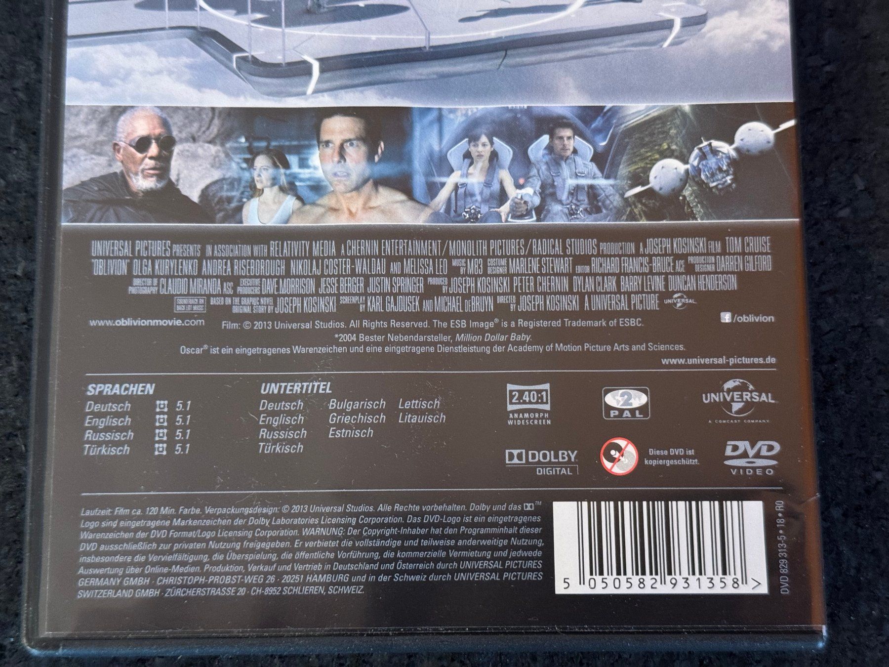 Tutti i DVDs: Oblivion DVD DE/EN/RU/TK Tom Cruise - Morgan Freeman – Usato da Fribourg venduto da tschjoly 3