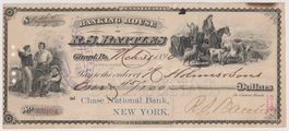 BANKING HOUSE OF R.S.BATTLES, 1890