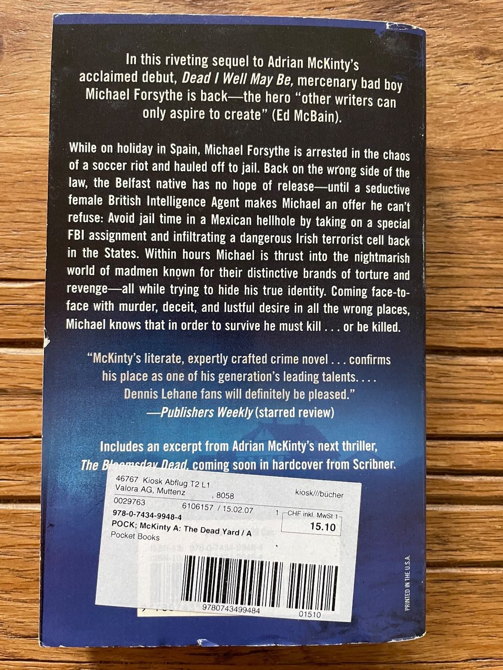 Libri: Buch: The Dead Yard Sprache: Englisch – Usato da Zürich venduto da lgu_zg6n 2