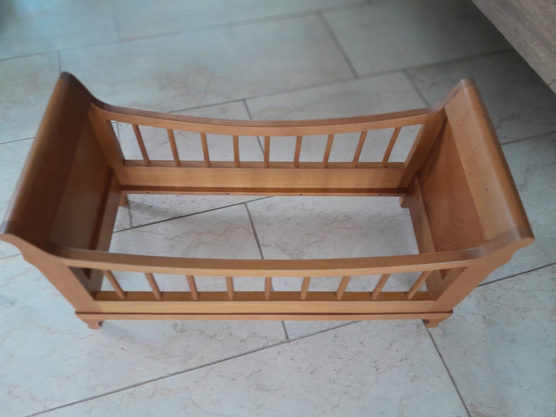 Betten: Appenzeller Kinderbett, Puppenbett, 1956 Buche massiv, 62 cm – Gebraucht aus Schwarzenbach SG von utschu09 7