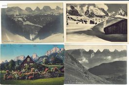 4 AK - Churfirsten