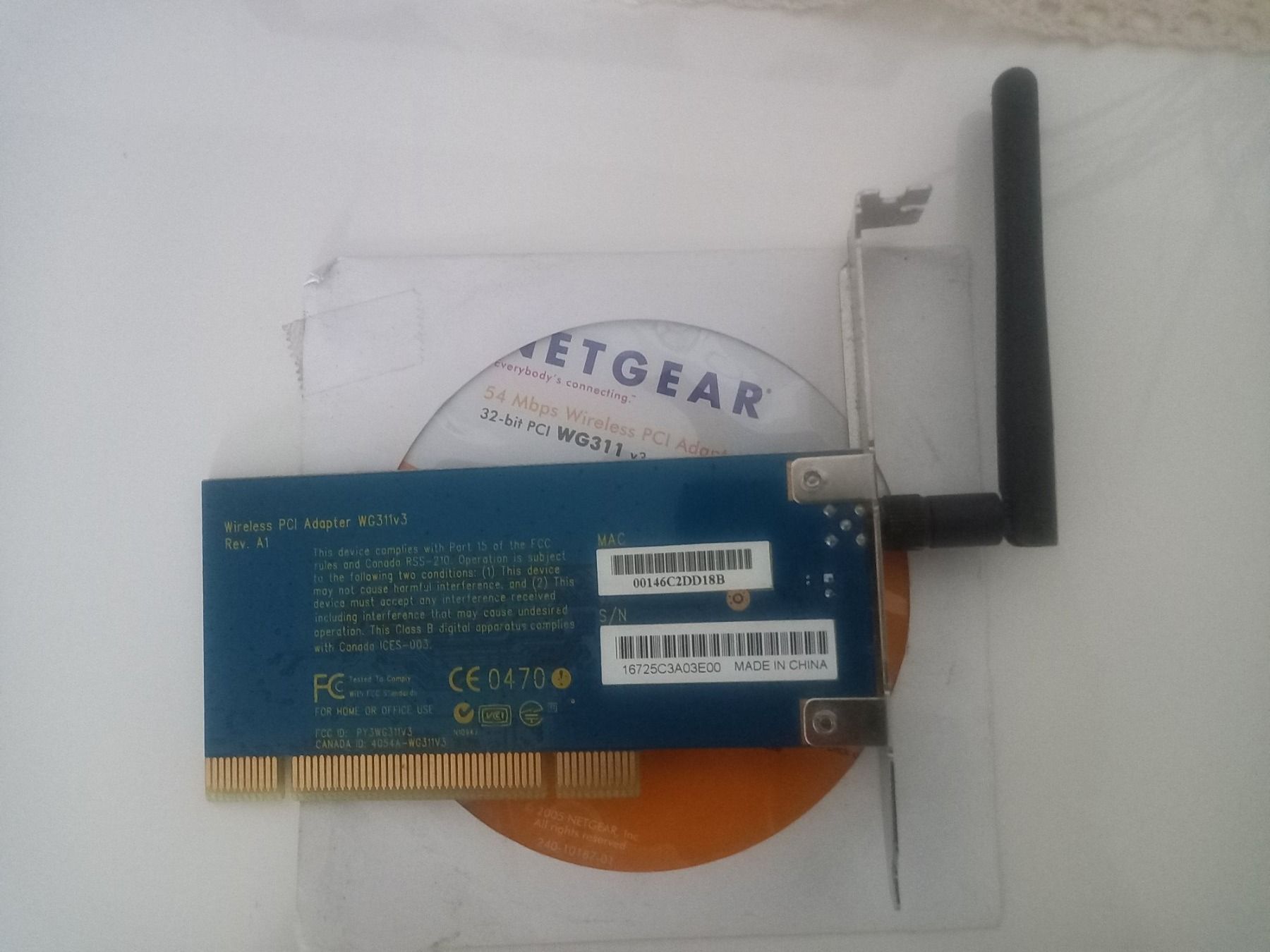 Unità & Adattatore: Carte Réseau Netgear – Usato da Conthey venduto da OLEN-67 2