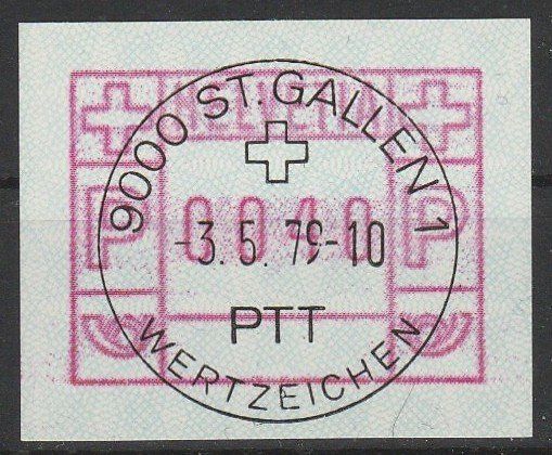 Alle Briefmarken: Nr. 2 mit zentrischem Stempel – Gebraucht aus Oberglatt ZH von Wiedmi6