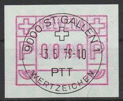 Nr. 2 mit zentrischem Stempel