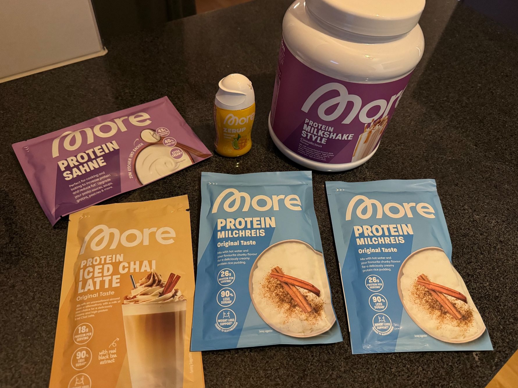 More Nutrition Lebensmittel & Spezialitäten: More Protein Sahne, Shake, Zerup & Milchreis – Neu (gemäss Beschreibung) aus Münchwilen AG von mrs_sasi
