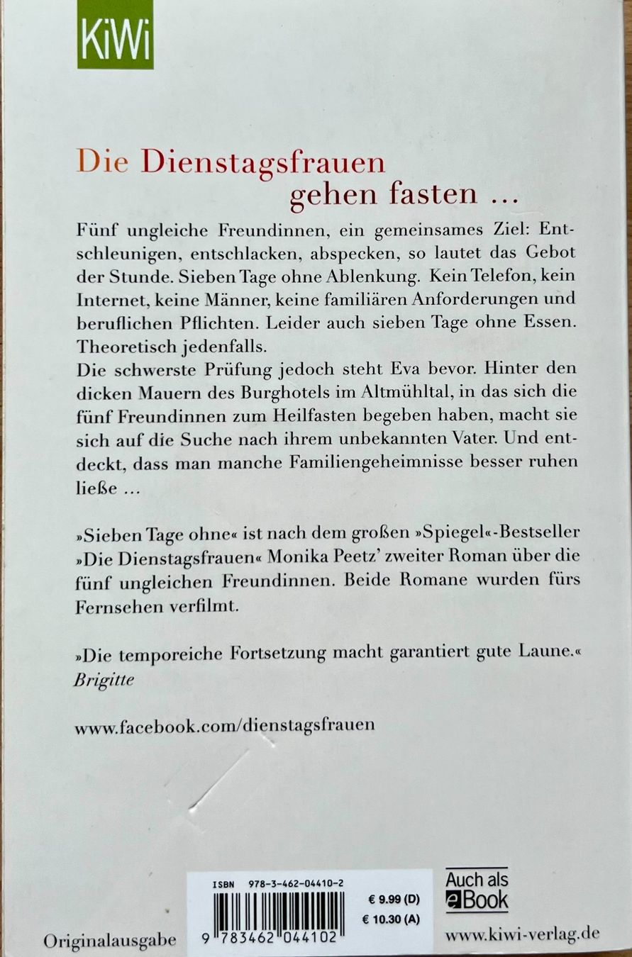 Libri: Buch - Sieben Tage ohne – Usato da Leimbach TG venduto da manu-tg 1