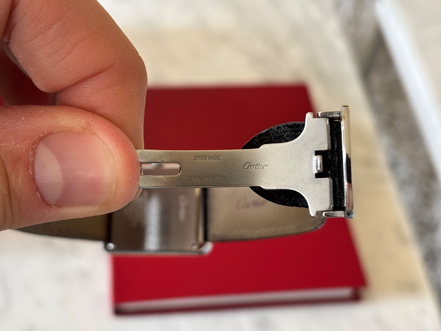 Cartier Orologi: Cartier Tank Solo L "Full set" – Usato da Fribourg venduto da labonafair8b 8
