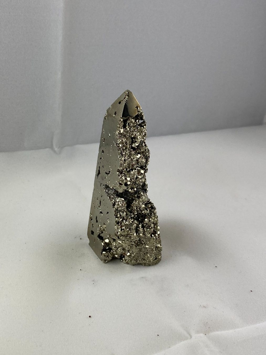 Minerali & Pietre curative: Pyrit Spitze 3cm 3.4cm 9.4cm 228g – Usato da Schinznach Bad venduto da Prosperos 4