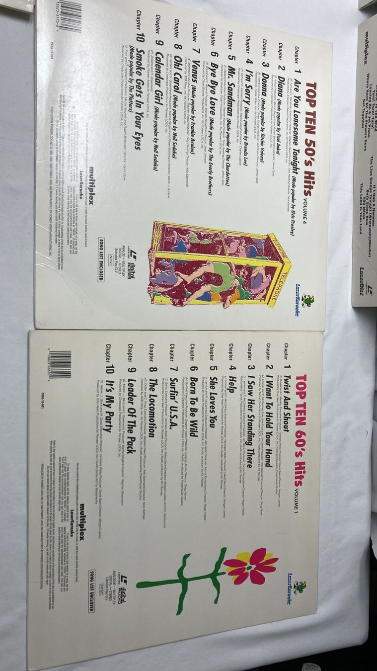Tutti i DVDs: 8 Laser Karaoke Disc – Usato da Dietikon venduto da Rima57 7