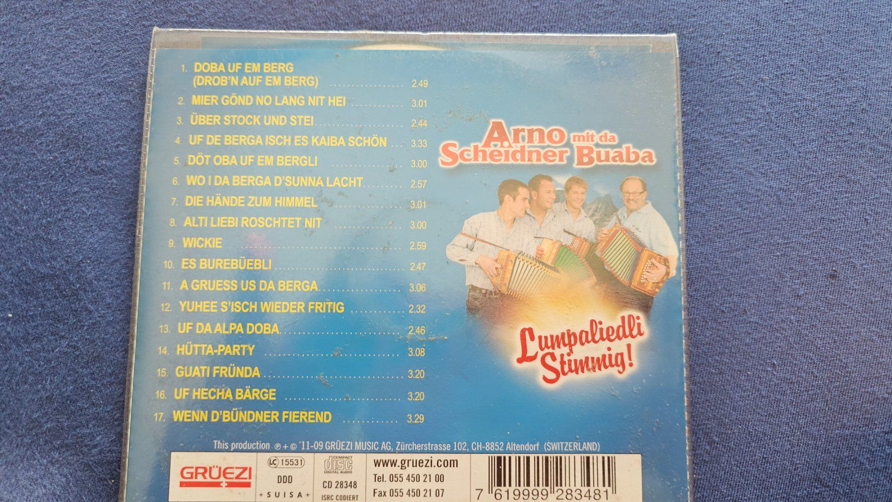 CD: Arno mit de Scheidner Buaba/dj/hits/ländlet – Usato da Bremgarten AG venduto da musiccollector 1